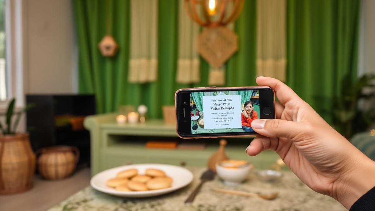 Kad Jemputan Rumah Terbuka Digital: Sesuai untuk Raya dan Majlis Keluarga